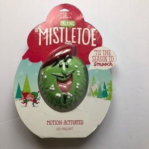 Hallmark Talking Mistletoe Ornament French Accent
